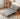 Premium Beige Gray Sofabed with Zelkova Wood Frame and Cotton - Linen Upholstery fcp - 1291MUTUKISPACE