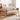Modern Multi - Color Sofa with Faux Leather and Oak Wood Accents - Beige, Yellow, Gray, Blue, Green, Light Brown fcp - 1293MUTUKISPACE