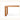 Stunning Natural Cherry Wood Dining Table - Elegant & Durable Furniture Piece fcp - 1303MUTUKISPACE