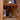 Elegant Natural Cherry Wood Cabinet with Glass Doors and Rattan Accents fcp - 1306MUTUKISPACE