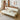 Modern Ash Wood Sofa with Black, White, and Green Faux Leather Upholstery fcp - 1311MUTUKISPACE