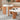 Elegant White Ash Wood & Stone Coffee Table – Perfect for Modern Interiors fcp - 1312MUTUKISPACE
