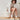 Chic Light Gray Cotton - Linen & Beige Brown Faux Leather Stool - Cozy White Sheep Boa & Pink Cotton - Linen Seat fcp - 1313MUTUKISPACE