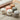 Chic Light Gray Cotton - Linen & Beige Brown Faux Leather Stool - Cozy White Sheep Boa & Pink Cotton - Linen Seat fcp - 1313MUTUKISPACE