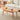 Elegant Coffee Table in Rich Natural Cherry Wood Finish fcp - 1316MUTUKISPACE