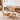 Elegant Natural Cherry Wood and Rattan Coffee Table - Handcrafted Accent Furniture fcp - 1320MUTUKISPACE