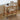Elegant Natural Cherry Wood Side Table with Glass Top - Perfect for Living Room Decor fcp - 1326MUTUKISPACE