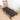 Modern Black and Brown Tung Wood and Metal Bed - Sleek Natural Wood Finish fcsnm - 513MUTUKISPACE