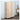 Stylish White Paulownia Wood Bed Frame with Steel Accents - Elegant Natural Finish fcsnm - 901MUTUKISPACE