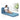 Comfortable Foam Bed Mattress in Elegant Brown, Grey, and Light Blue Polyester Cover fcsnm - 909MUTUKISPACE