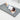 Comfortable Foam Bed Mattress in Elegant Brown, Grey, and Light Blue Polyester Cover fcsnm - 909MUTUKISPACE