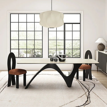 Elegant Sintered Stone Dining Table with Multi - Layer Design – Modern Dining Room Centerpiece fhmj - 5027MUTUKISPACE