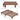 Elegant Bed Frame in Rich Brown Ash Wood - Perfect for Modern Bedrooms fjjj - 1653MUTUKISPACE