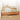 Elegant Ash Wood Bed Frame | Natural Brown & White Finish for Modern Bedrooms fjjj - 1657MUTUKISPACE