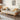Stylish Beige Sofa with Natural Wood Frame | Cotton, Linen & Leathaire Blend fjnl - 1579MUTUKISPACE