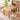 Stunning Light Brown Natural Wood Table with Elegant Glass Top fjnl - 1582MUTUKISPACE