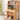 Stunning Light Brown Natural Wood Table with Elegant Glass Top fjnl - 1582MUTUKISPACE