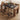 Rustic Brown Light Oak Wooden Table - Stylish & Durable Centerpiece fjnl - 1583MUTUKISPACE