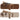 Rustic Brown Light Oak Wooden Table - Stylish & Durable Centerpiece fjnl - 1583MUTUKISPACE