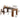 Rustic Brown Light Oak Wooden Table - Stylish & Durable Centerpiece fjnl - 1583MUTUKISPACE