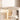 Elegant Ash Wood Table in White and Natural Brown Finish fjnl - 1589MUTUKISPACE