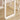 Elegant Ash Wood Table in White and Natural Brown Finish fjnl - 1589MUTUKISPACE