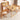Solid Wood Brown Natural Wood Table - Timeless Elegance for Your Home fjnl - 1590MUTUKISPACE