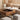 Elegant White and Brown Sintered Stone Coffee Table with Cotton and Linen Finish fjnl - 1591MUTUKISPACE
