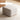 Elegant White and Brown Sintered Stone Coffee Table with Cotton and Linen Finish fjnl - 1591MUTUKISPACE