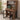 Stylish Brown Natural Wood Coffee Table with Glass Top fjnl - 1592MUTUKISPACE