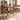 Stylish Brown Natural Ash Wood Table - Enhance Your Home Décor fjnl - 1594MUTUKISPACE
