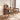 Stylish Brown Natural Ash Wood Table - Enhance Your Home Décor fjnl - 1594MUTUKISPACE