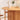 Elegant Natural Wood Dining Table - Brown Ash & Oak Wood with Glass and Rattan Accents fjnl - 1605MUTUKISPACE