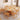 Elegant Natural Wood Dining Table - Brown Ash & Oak Wood with Glass and Rattan Accents fjnl - 1605MUTUKISPACE