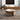 Elegant Sintered Stone Coffee Table with Stainless Steel Frame and PU Leather Linen Finish fjnl - 2449MUTUKISPACE
