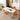 Elegant Ash Wood Table with Durable Sintered Stone Top fjx - 2660MUTUKISPACE