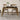 Solid Wood & Sintered Stone Table - Elegant and Durable Dining Furniture fjx - 2665MUTUKISPACE