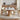 Premium Ash Wood and Sintered Stone Table - Solid Wood Dining Elegance fjx - 2668MUTUKISPACE