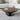 Modern Walnut Wood & Tempered Glass Coffee Table - Solid Wood and Stainless Steel Design fjx - 2694MUTUKISPACE