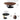 Modern Walnut Wood & Tempered Glass Coffee Table - Solid Wood and Stainless Steel Design fjx - 2694MUTUKISPACE
