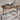 Stylish Stainless Steel Table with Faux Leather Finish - Modern Design & Durable Craftsmanship fld - 2751MUTUKISPACE