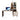 Premium Quality Brown Ash and Pine Wood Dining Table - Elegant Home Decor fmbs - 001MUTUKISPACE