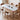 Sleek Matte White Sintered Stone & Ash Wood Dining Table – Modern Elegance for Your Home fmbs - 002MUTUKISPACE
