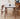 Sleek Matte White Sintered Stone & Ash Wood Dining Table – Modern Elegance for Your Home fmbs - 002MUTUKISPACE