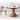 Elegant Glossy White Sintered Stone Table with Oak Wood Base for Modern Interiors fmbs - 003MUTUKISPACE
