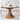 Elegant Glossy White Sintered Stone Table with Oak Wood Base for Modern Interiors fmbs - 003MUTUKISPACE
