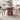 Modern Glossy White Sintered Stone Table with Oak Wood Base - Elegant Home Decor fmbs - 004MUTUKISPACE