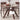 Elegant Glossy White Sintered Stone Table with Premium Ash Wood Base fmbs - 005MUTUKISPACE