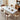 Stylish Brown Table with Natural Sintered Stone and Ash Wood Frame fmbs - 006MUTUKISPACE