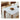 Stylish Brown Table with Natural Sintered Stone and Ash Wood Frame fmbs - 006MUTUKISPACE